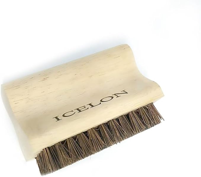 Eco-Friendly BBQ Grill Brush/Scrubber Palmyra (Safe-Contains No Metal Bristles), Beige