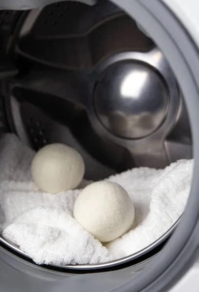 Reusable, Handmade, Natural Fabric Softner,100% Marino Wool Dryer Balls Set of 3