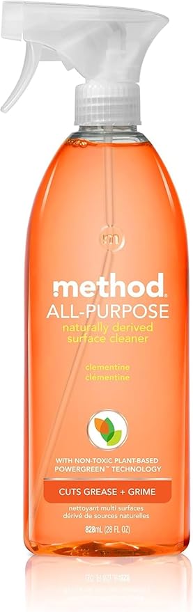 Method All-Purpose Cleaner 3 Scent Variety Pack, 1 Pink Grapefruit, 1 Clementine, 1 French Lavender, 28 Fl Oz