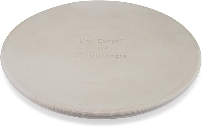 Full Circle Refill Component - Dry Earth Disk for Scrub Queen Toilet Brush, Diatomaceous Earth Disk for Mold & Mildew Prevention