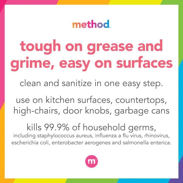 Method Cleaner Trio, Refreshing Scents for Every Space, Bamboo Bliss, Wildflower Whimsy, Citron Sensation, 3 ct. (28 oz Each)
