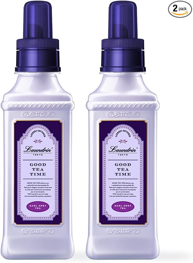 Laundry Softener Earl Grey Tea, 2pk - Fabric Softener Liquid - Eco-Friendly & Plant-Based Softener - Household Laundry Scent Boosters - Laundry Fabric Softener - Fabric Scent Softener