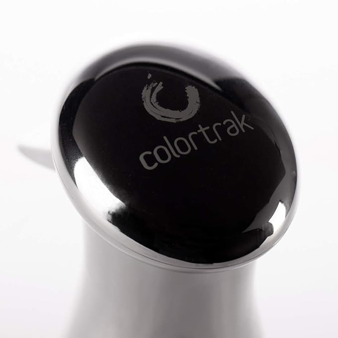 Colortrak Luminous Spray Bottle, 250ml/8.5oz Bottle with Full 360° Distribution, Easy-Use Pump, Quick View Window to Monitor Water Level, Eco-Friendly, Silver