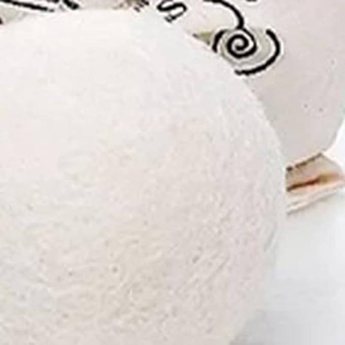6pcs Wool Dryer Balls, Reusable Wool Laundry Balls Natural Fabric Softener Pet Hair Remover for Laundry for Speeding Up Dry Time