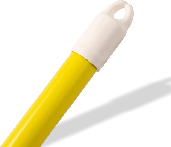 SPARTA 4022004 Spectrum Fiberglass Broom Handle, Mop Handle, Replacement Handle With Acme Threaded Tip For Commercial Cleaning, 60 Inches, Yellow