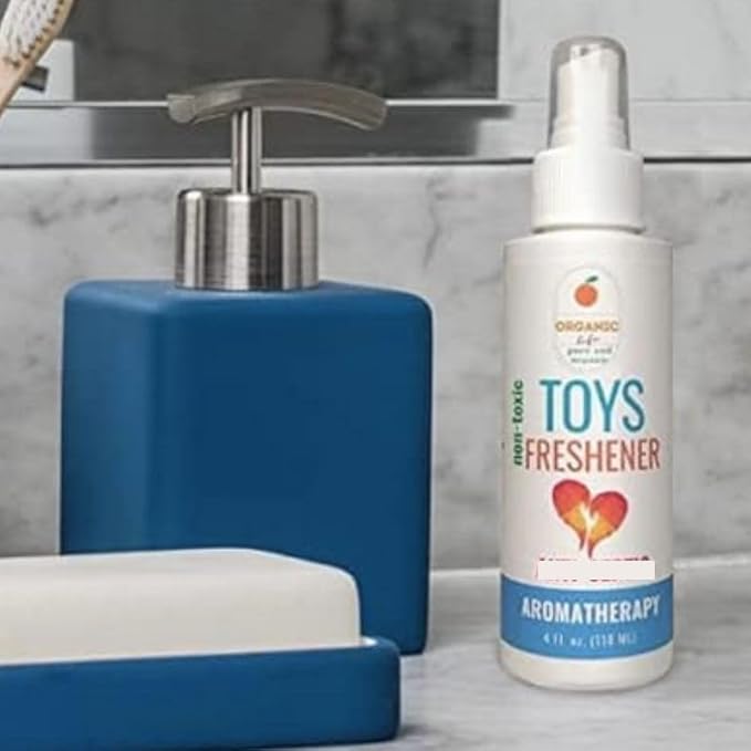 All Natural Silicone Toy Cleaner. Toy Cleaner Unscented for Sensitive Skin with Organic Tea Tree Oil Aromatherapy.