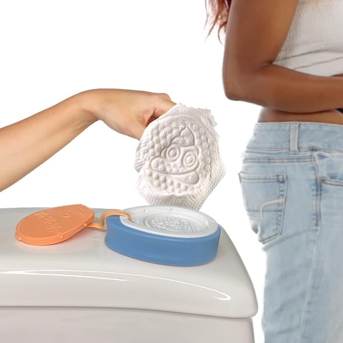 Instead of Flushable Wipes, Add Incredible Texture to Any Toilet Paper Anywhere, Clean Better, Flush Safely
