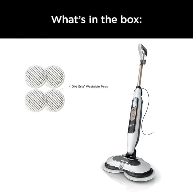 Shark Steam & Scrub with Steam Blaster Technology All-in-One Hard Floor Steam Mop with 3 Steam Modes & LED Headlights S8201