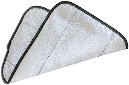 Microfiber Replacement Mopping Cloths Mop Pads Compatible with iRobot Braava 380 380t 320 321 Mint 4200 4205 5200 5200C Robotic Vacuum Cleaners (5 Wet & 5 Dry)
