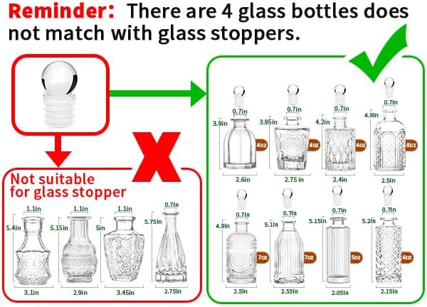 Glass Vase Bud Vases in Bulk Set of 12 Small Vases for Flowers,Embossed Clear Flower Vase,Vintage Glass Bottle Great for Table Decor,Wedding Centerpiece Table and as a Gifts