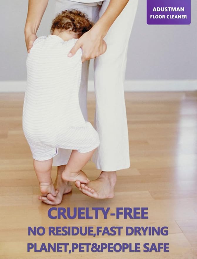 Eco Friendly Floor Cleaner Concentrate Natural Cruelty-Free Multi-Surface Hardwood Laminate Vinyl LVT LVP Stone Plastic Free Leak-Free Urltra-Light Refills Lavender Scent 96 Gallons 2Pack
