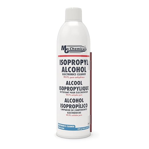 MG Chemicals - 824-450G 824 99.9% Isopropyl Alcohol Electronics Cleaner, 15.9 oz Aerosol Spray, Clear