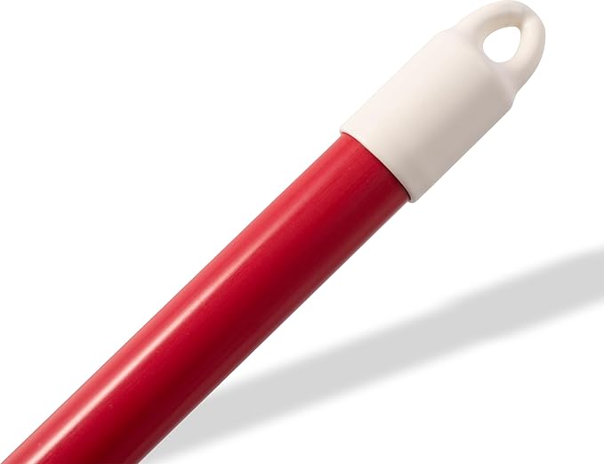 SPARTA 4022005 Spectrum Fiberglass Broom Handle, Mop Handle, Replacement Handle With Acme Threaded Tip For Commercial Cleaning, 60 Inches, Red, (Pack of 12)