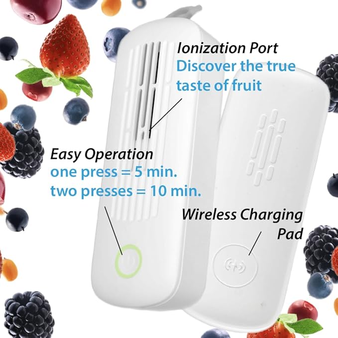 Fruit and Veggie Cleaner Device | Pesticide, Bacteria and Hormone Remover | Fruit Washer with Water | Vegetable and Produce Purifier