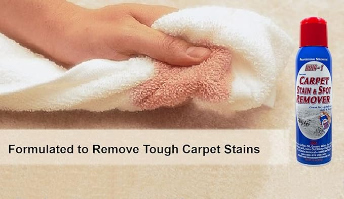 Carpet Spot Remover, Stain and Red wine Remover and Spot Treatment for Oil, Grease, Urine, Cleaning Performance for Rugs, Upholstery, Fabrics (18 Fl Oz (Pack of 6))