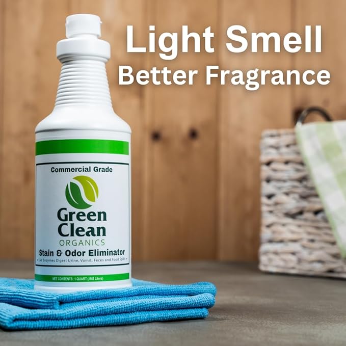 Stain & Odor Eliminator For Strong Odor - Enzyme Cleaner and Urine Remover - Multi Purpose - Laundry Deodorizer and Carpet Spotter- Organic Waste Remover for All Surface
