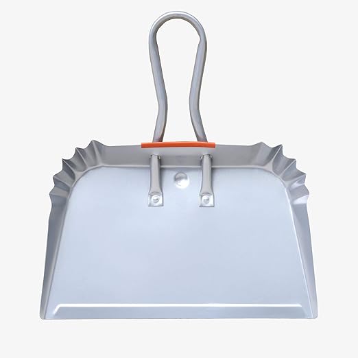 SWOPT Angled Broom Head + Push Broom Head + 17” Steel Dustpan – Multi-Surface Cleaning Kit Interchangeable with All SWOPT Cleaning Products for More Efficient Cleaning and Storage