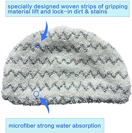 10PK Amyehouse Replacement Pads Compatible with Bissell Powerfresh Steam Mop 1940 1440 1806 1544 2075 2685 Series 19401 19404 19409 1940A 1940F 1940N 1940T 1940Q 1940W B0006 15441 15443 2181 2814