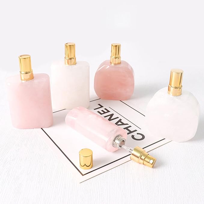 small crystal spray bottle, perfume spray, fine mist spray, (pink1)