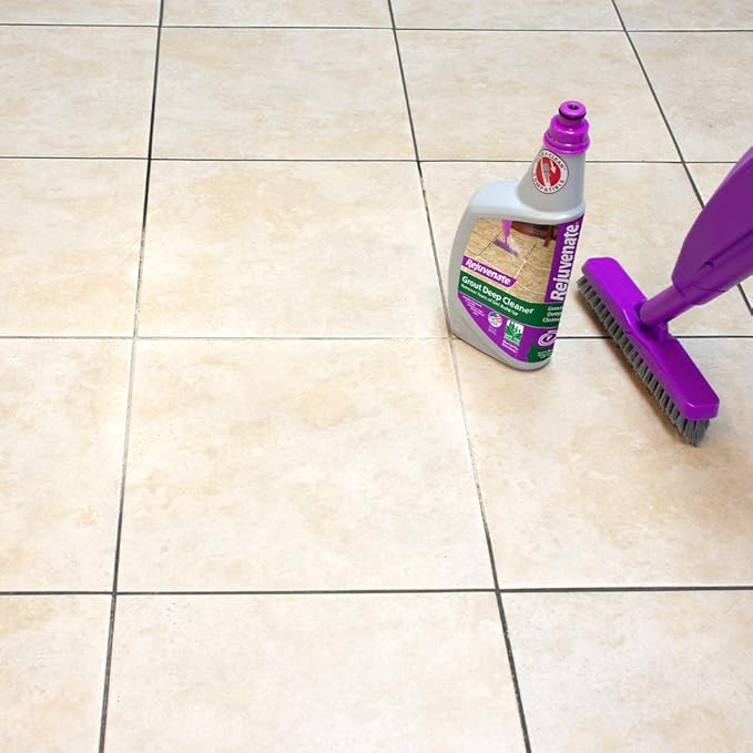 Rejuvenate Grout Deep Cleaner Cleaning Formula Instantly Removes Years of Dirt Build-Up to Restore Grout to the Original Color (32 fl oz x 2 Pack)