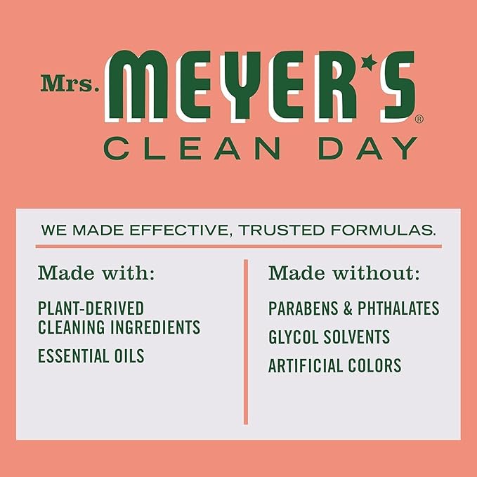 MRS. MEYER'S CLEAN DAY Multi-Surface Everyday Cleaner, Geranium Scent 16 Fl Oz (Pack of 2)