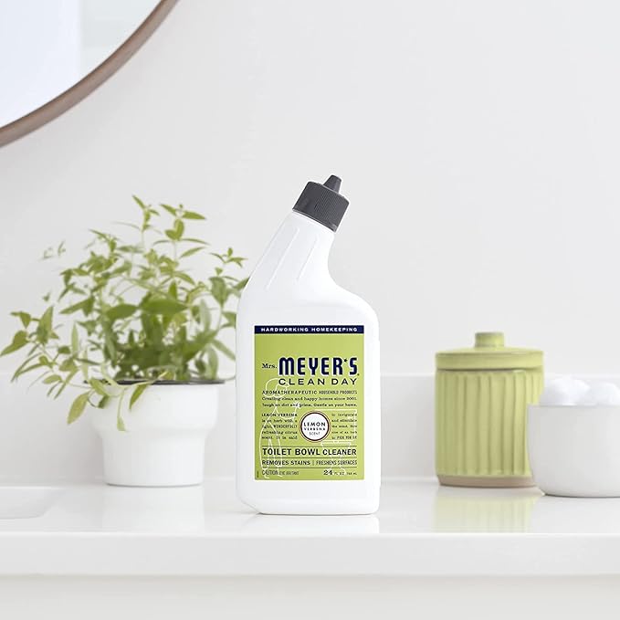 MRS. MEYER'S CLEAN DAY Lemon Verbena Toilet Bowl Cleaner, 24 Fl Oz. (Pack of 6)