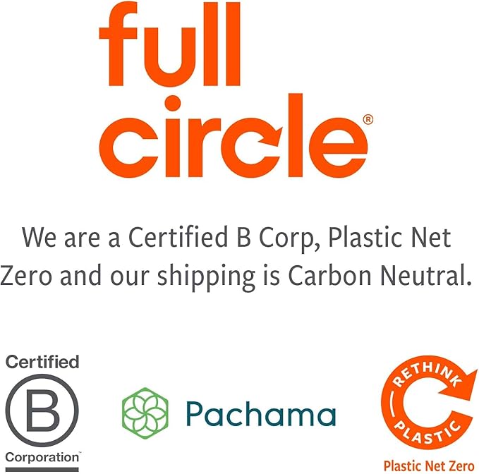 Full Circle Home Full Circle Loads of Fun Anti-Static Dryer, Set of 3 – Quiet, Scent-Free and Hypoallergenic Reusable Fabric Softener Laundry Balls – Non Toxic and Vegan, Gray 3 Count