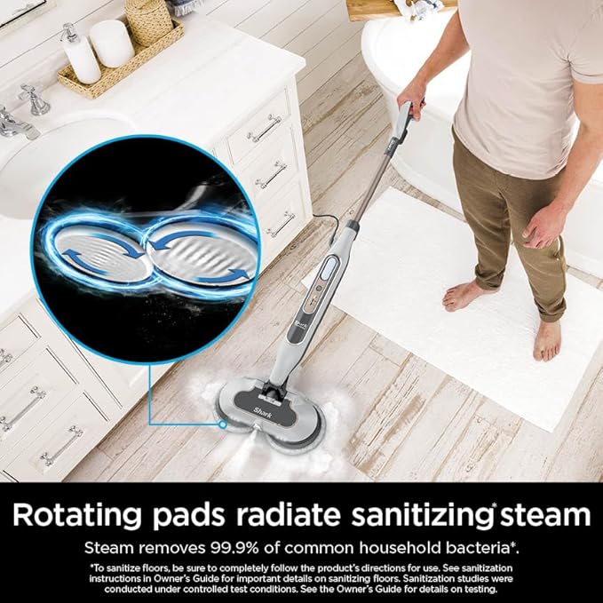 Shark Steam & Scrub with Steam Blaster Technology All-in-One Hard Floor Steam Mop with 3 Steam Modes & LED Headlights S8201