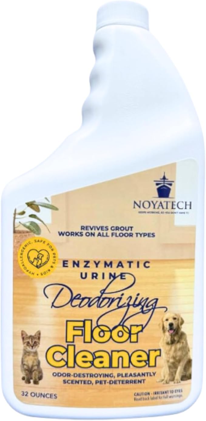 Pet Floor Cleaner – Enzyme-Powered Degreaser for Urine, Odor & Grime | Safe for Tile, Vinyl, Grout & Hardwood | Residue-Free & Pet Safe
