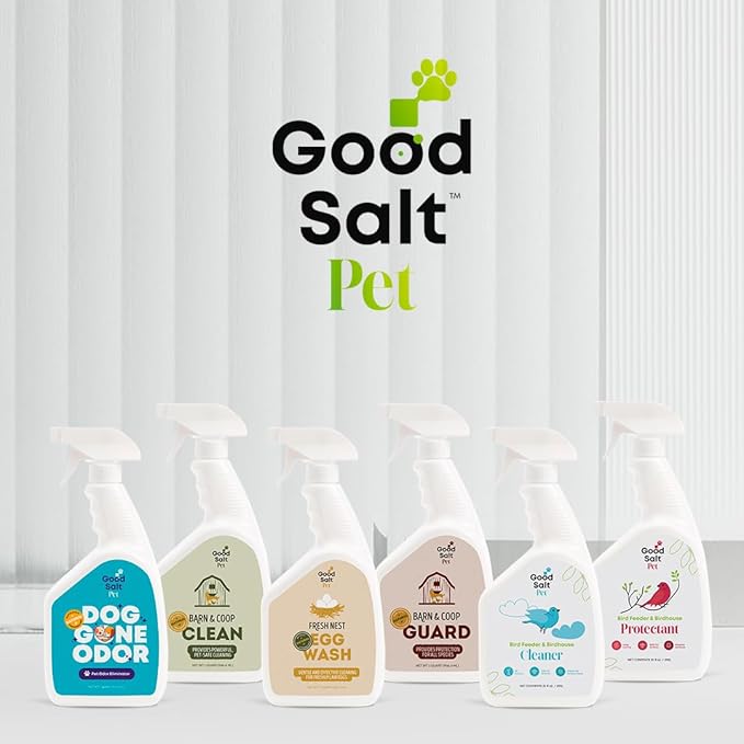 Good Salt Pet Barn & Coop Guard, Natural Animal-Friendly Scent Neutralizer, Made in the USA, 1 Gallon Bottle