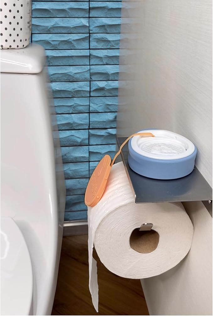 Instead of Flushable Wipes, Add Incredible Texture to Any Toilet Paper Anywhere, Clean Better, Flush Safely