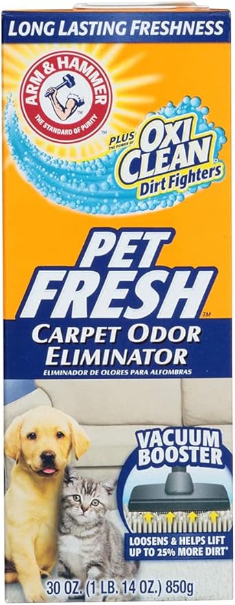 Arm & Hammer Carpet Pet Fresh Odor Eliminator 30 Oz, Pack of 3