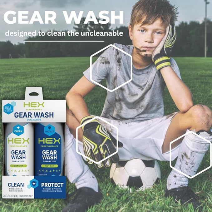 HEX Performance Sport Scent Dual Action Gear Wash, 16oz