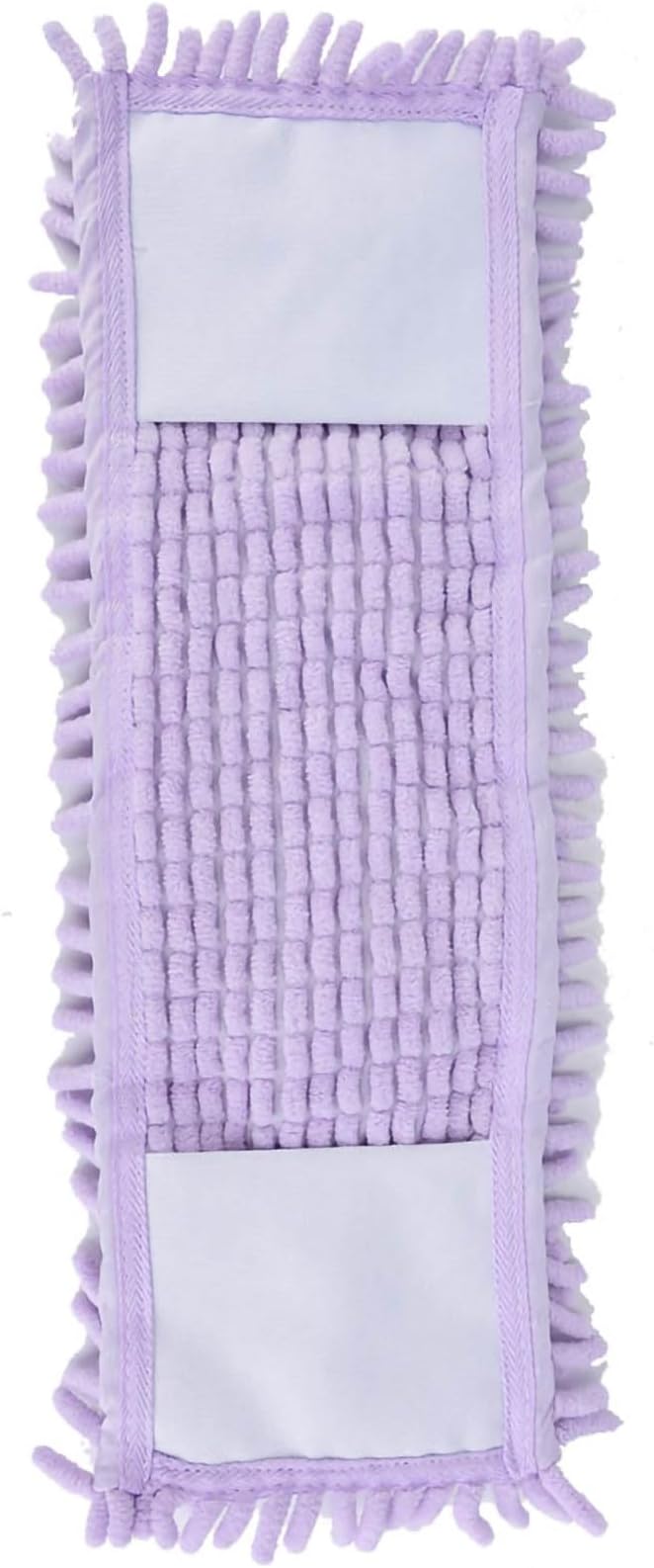 Microfiber Sweeper Mop Pads, Flat Mop Replacement Pads Reusable Dust Mop for Hardwood Floors (Purple)
