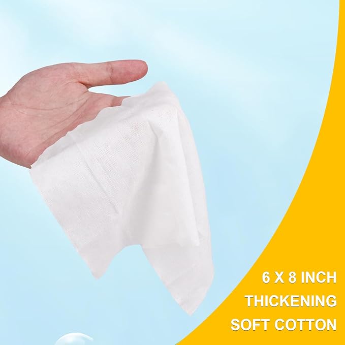 100 Pcs Flushable Wet Wipes, Aloe Vera for Butt, Hands, Face Cleaning, Sufficient Quantity, Individual Wrapped, Portable Size, Ideal for Daily Use, Plant Based, Black