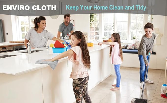 Longmann Window Cleaning Cloth, Glass Cloth, Cleaning Cloth, Streaks Schatches Free (Grey 2 Pack)