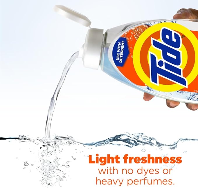 Tide Deep Cleansing Fabric Rinse with 3X Odor Power, Original Scent, 48 oz