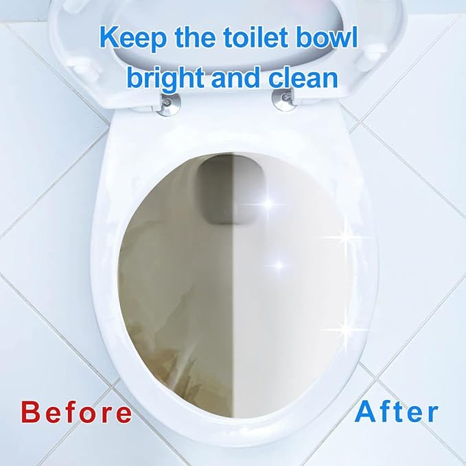 KIISIISO Toilet Bowl Cleaners 26 PACK, Automatic Toilet Bowl Cleaner Tablets for Deodorizing & Descaling, Long-Lasting Cleaning Tablets for Toilet Tank Against Tough Stains