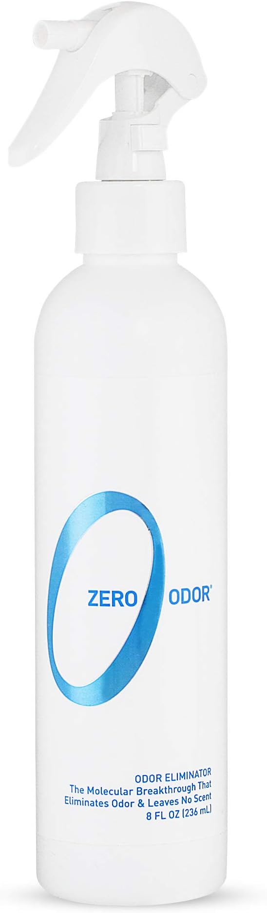 Zero Odor Multi-Purpose Odor Eliminator - Eliminate Air & Surface Odor – Patented Technology Best for Bathroom, Kitchen, Fabric, Closet- Smell Great Again, 8oz (Over 1000 Sprays)