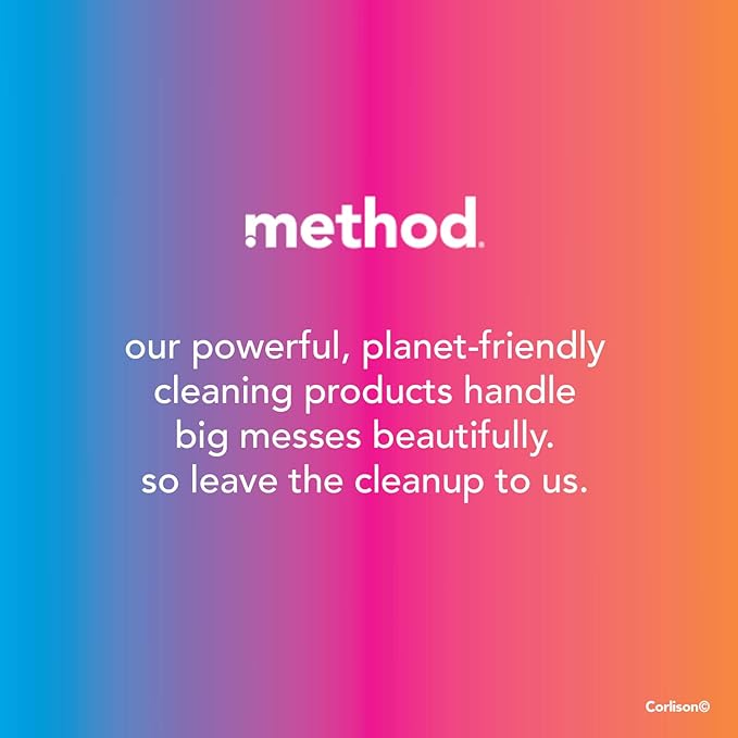 Method All-Purpose Cleaner Refill, Pink Grapefruit, Plant-Based and Biodegradable Formula Perfect for Most Counters, Tiles and More, 68 Fl Oz, (Pack of 2)