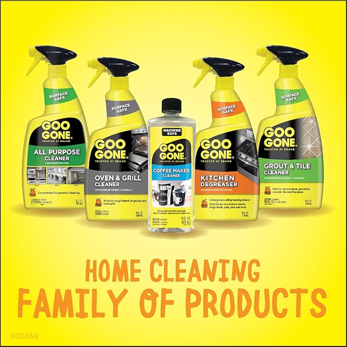 Goo Gone Kitchen Degreaser - Removes Kitchen Grease, Grime and Baked-on Food - 28 Fl. Oz.