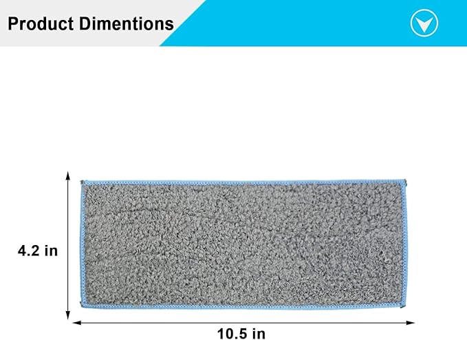 Extolife 8 Pack for Braava Jet M6 Pads - Washable and Reusable Wet Mopping Pads for iRobot Braava Jet m6 (6110) (6012) (6112) (6113) Ultimate Robot Mop