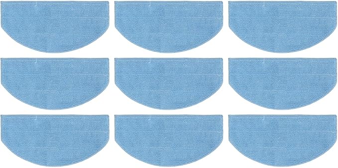 Consumable Accessories Parts for Tikom G8000 G8000 Pro for Laresar Evol 3, 10PCS Vacuum Mop Cloth Pads Reusable Soft Microfiber Mop Cloth Washable Robot Vacuum Mop Wipes