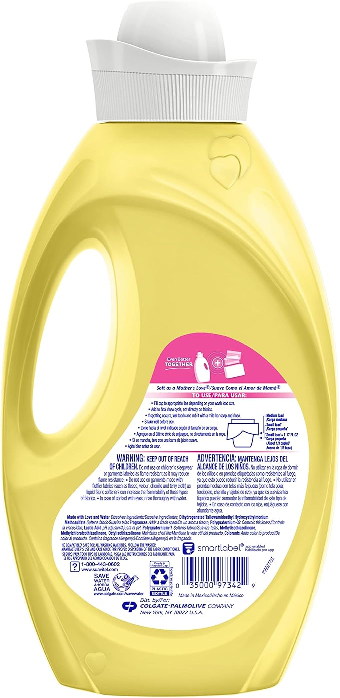 Suavitel Liquid Fabric Softener, Morning Sun, 46 oz