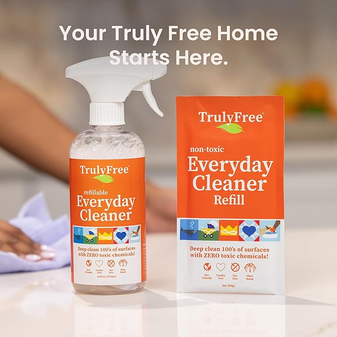 Everyday Cleaner - Multipurpose Cleaner Spray, Kitchen Counter Cleaner, Natural Cleaning Products, Multi-Surface Household Solution - Pack of 3