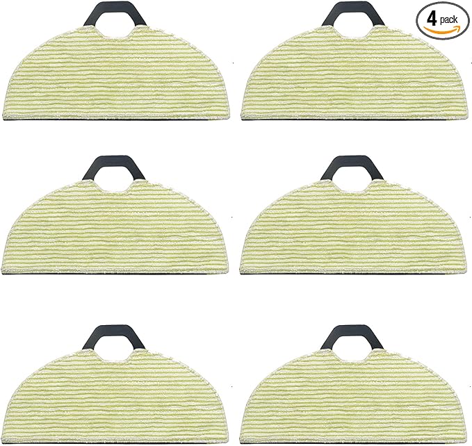 Replacement Mop Pads Refill Compatible Shark AI Robot Vacuum Cleaner AV2610WA RV2610WA RV2410WD RV2610WD RV2610WFUS Accessories Spare Parts,Part Model #: PADRVWD2(Large size 6 Pack)