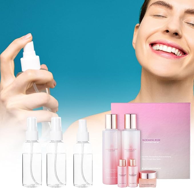 50PCS 2 Oz Spray Bottle Mini Mist Sprayer Clear Fine Small Spray Bottle Empty Travel Spray Bottles Reusable Liquid Containers Water Spray Bottle for Perfume, Plant(60ml)