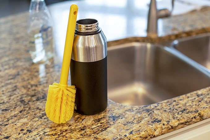 KLEEN HANDLER Goblet Cleaning Brush | Bottle Brush for Cleaning Glasses and Jars, Durable Bristles and Long Handle, (6 Brushes)