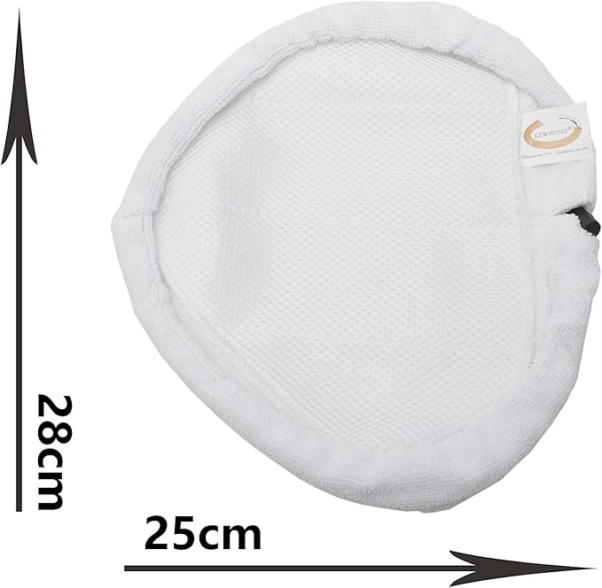 LTWHOME Replacement Microfiber Mop Pads Fit for Dirt Devil Steam Mop AD50000 (Pack of 6)