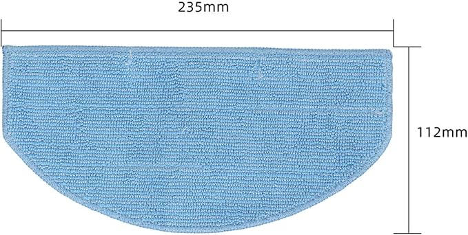 Consumable Accessories Parts for Tikom G8000 G8000 Pro for Laresar Evol 3, 10PCS Vacuum Mop Cloth Pads Reusable Soft Microfiber Mop Cloth Washable Robot Vacuum Mop Wipes